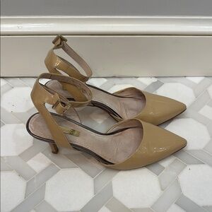 Louise et Cie Tan Patent Heels